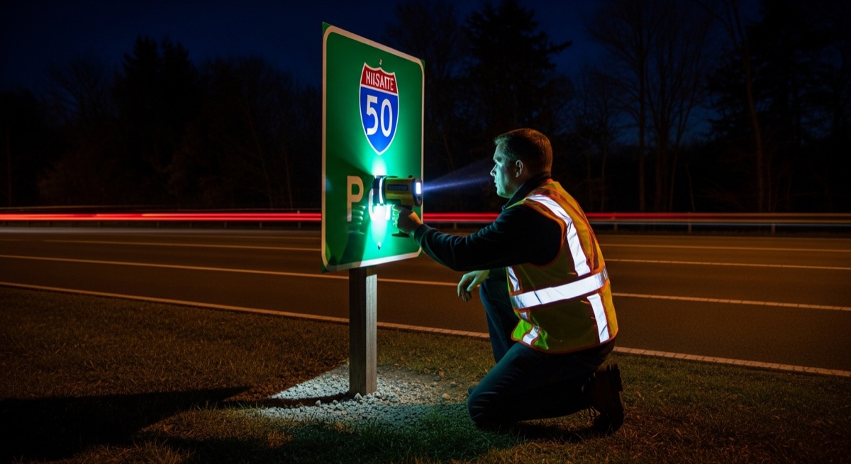 FHWA / MUTCD Minimum Retroreflectivity Levels Standards for Retro Reflective Signs / Sign Sheeting
